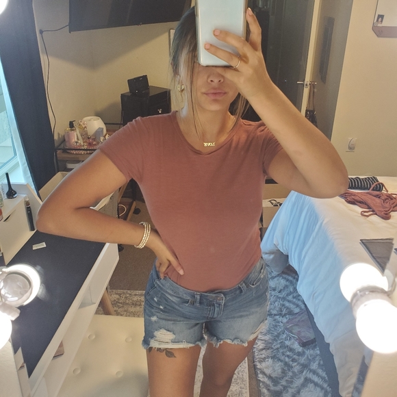 Rustic Rusty Orange soft tshirt - Picture 2 of 6